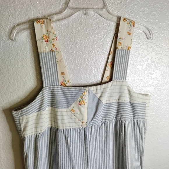 Madewell x The New Denim Project Patchwork Jumpsuit sz M - Picture 3 of 9